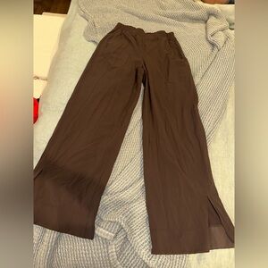 lululemon athletica Chocolate Wide-Leg Pants